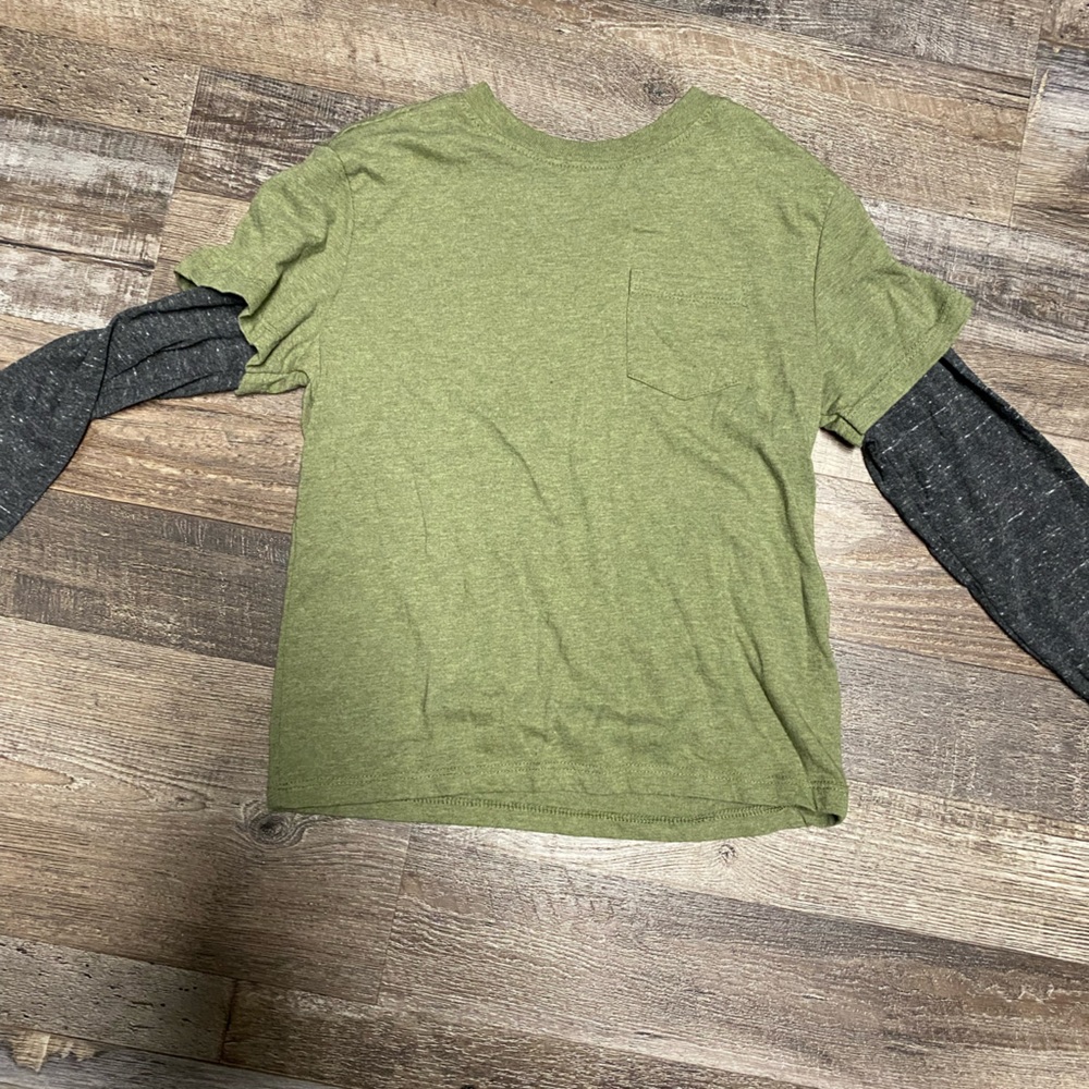 Cat Jack, size 5, green and grey
